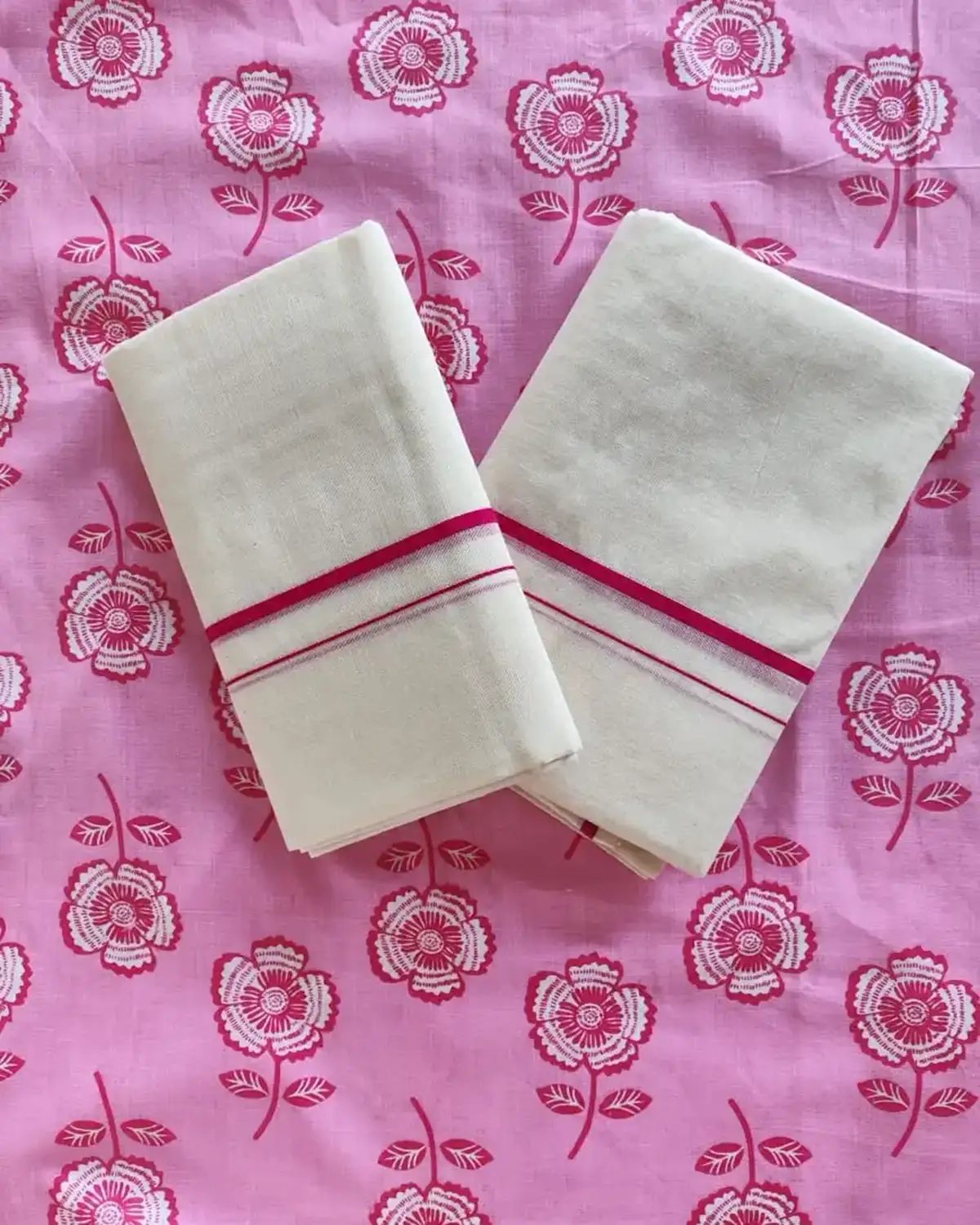 Nandhana- Pink Puliyilakkara - Image 6